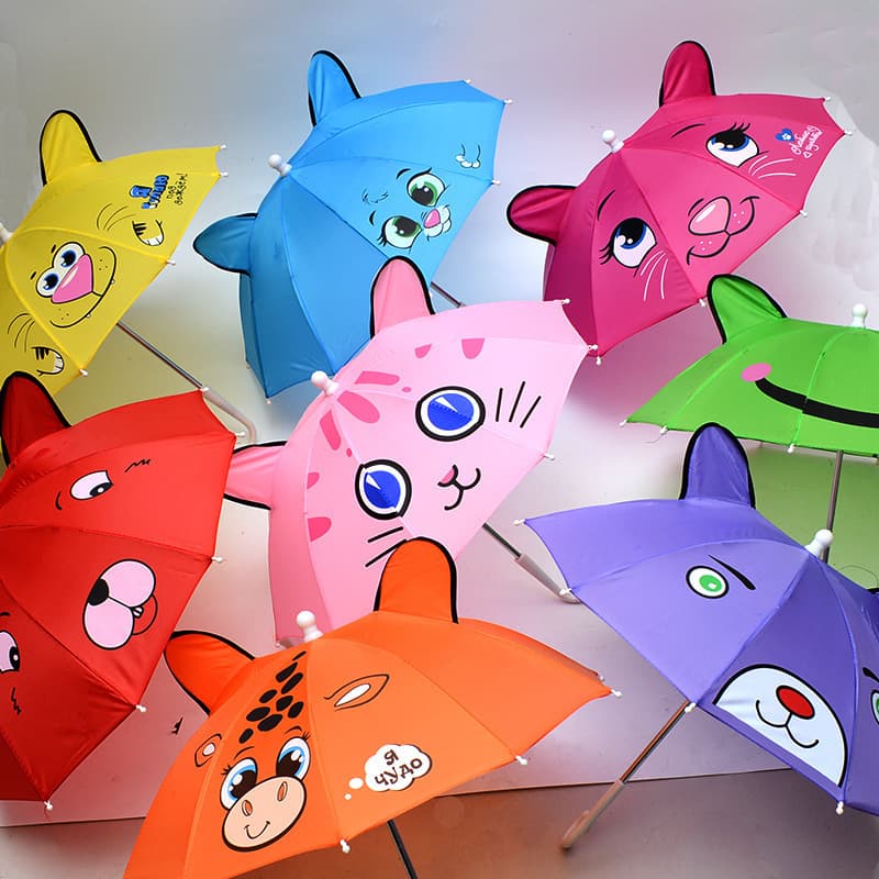 Umbrella - Mini Umbrella for Toddlers, Lightweight Cartoon Toy Umbrella for Kindergarten Children