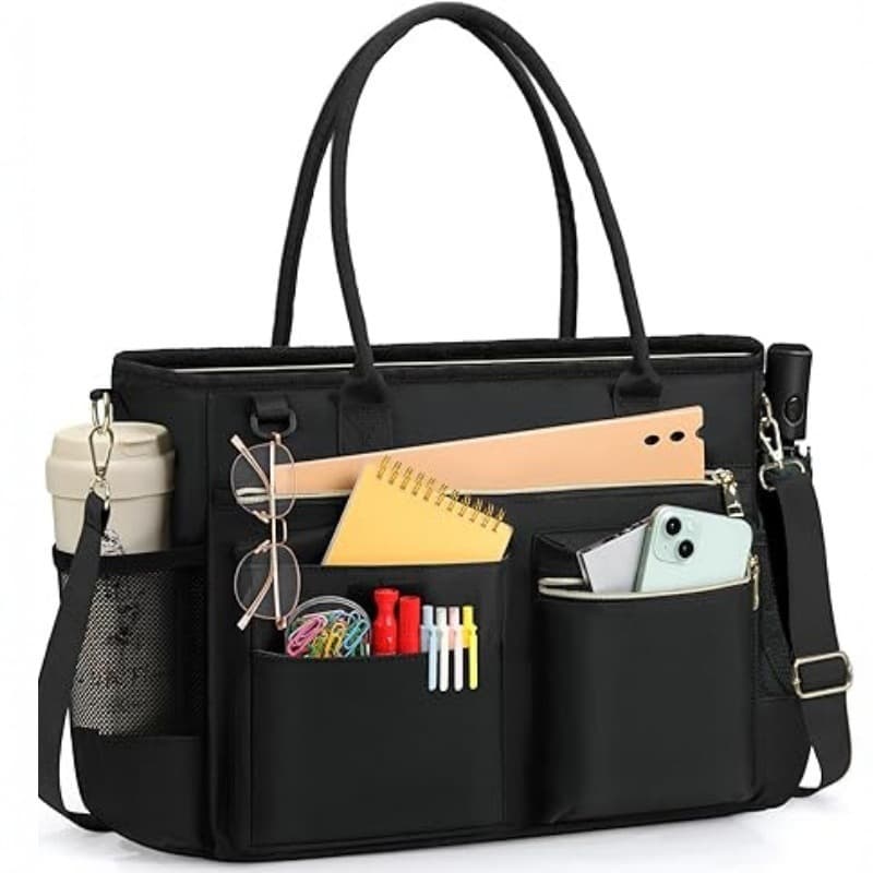 Women's Laptop Bag 15.6 Inch Work Teacher Tote Nurse Bag Professional Laptop