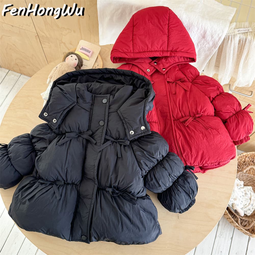 [Clearance Item] Children's Thick Cotton Jacket for Girls, Winter Outwear, Warm Outerwear for Girls, Children's Winter Clothing, Cross-Border