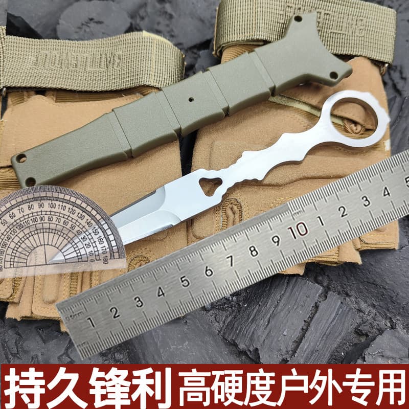 Claw Knife Butterfly 176 Outdoor Survival Self-Defense Knife Semi-Serrated Small Knife Camping Knife Straight Knife Wholesale