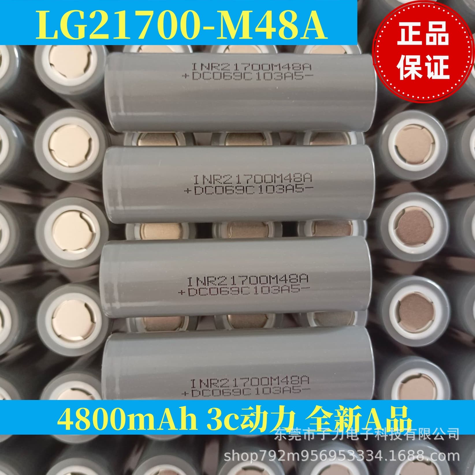 LGDBM48A21700 lithium battery 4800mah brand new A product imported cell 3C power electric vehicle battery