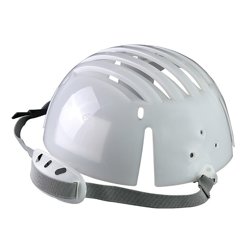 Cross-Border Wholesale PE Lined Chin Strap Anti-Impact Cap, Lightweight Workshop Protective Work Hat with Brim and Inner Lining