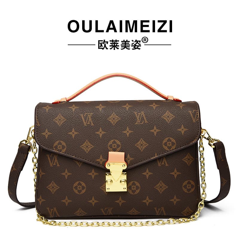 Light Luxury Vintage Retro Handbag Women's Small Square Bag 2025 New Vintage K-Letter Single Shoulder Crossbody Bag