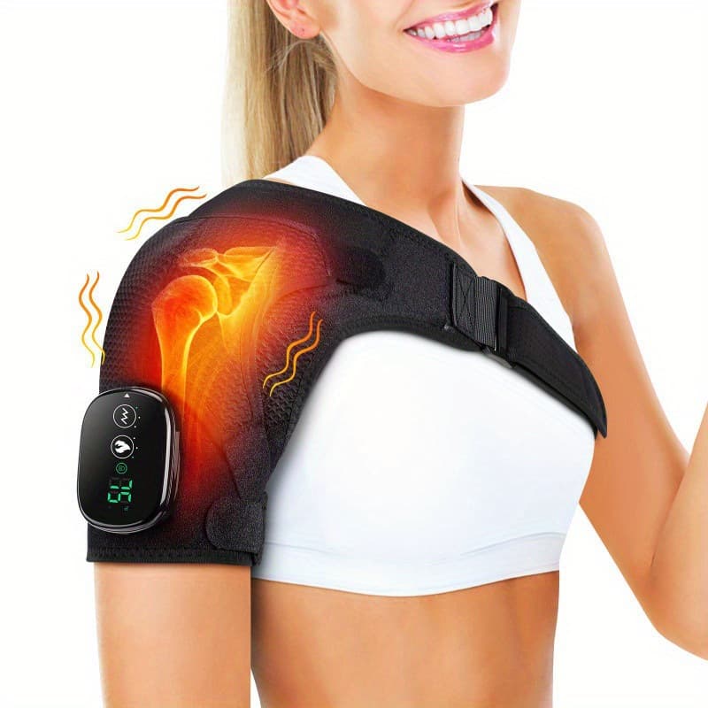 2026 New Cross-Border Dropshipping Heated Shoulder Support for Women and Men, Shoulder Massager