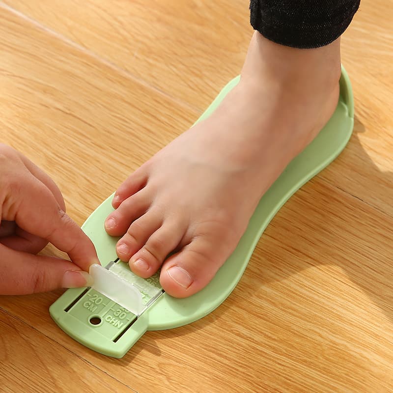 Baby Foot Measurer with Insole Length Ruler for Children's Shoe Size, Home Use Shoe Buying Aid for Ages 0-1