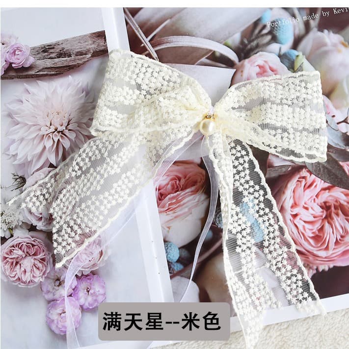 Curtain Lace Ribbon Ties - Curtain Decorative Accessories, Small Ornaments, Nordic Tying Ropes with Lace Accents for Room Hangings