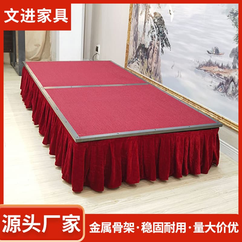 Folding Portable Stage Angle Steel Frame Stage Wholesale Wedding T-Stage Assembled Event Performance Conference Stage