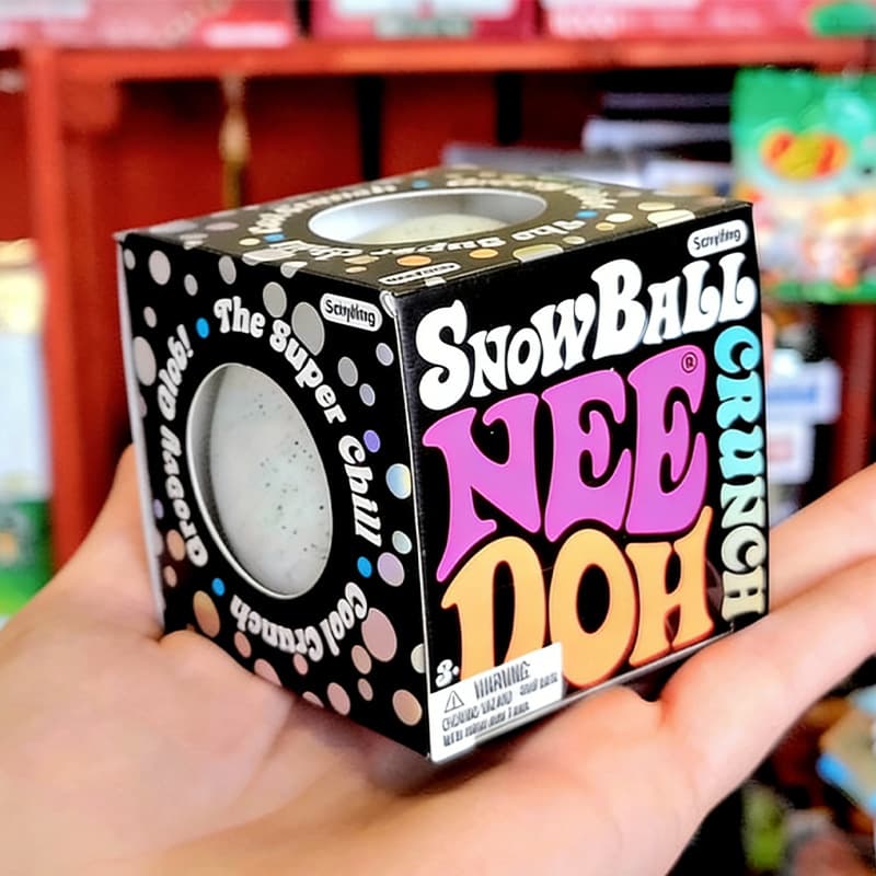 2025 New Cross-Border NeeDoh Snow Ball Crunch Stress Relief Squeeze Toy Wholesale