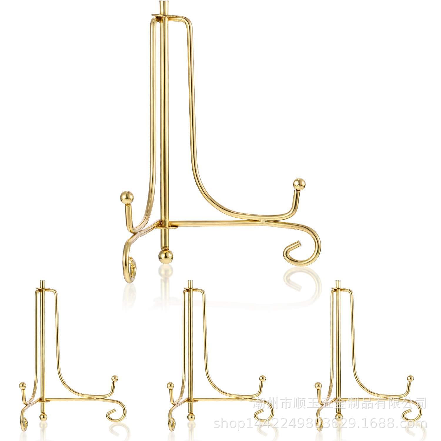 Enamel Filigree Display Stand, Iron Art Triangular Shelf for Tea Cakes, Home Creative Decorative Plate Rack