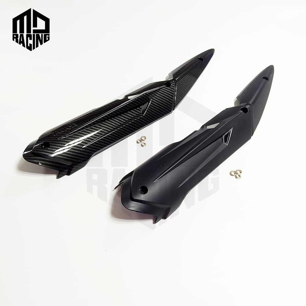 LC135 V5 Exhaust Pipe Cover Motorcycle Modified Accessories Anti-Scald Exhaust Pipe Tail Cover Carbon Fiber Pattern Exhaust Pipe Cover