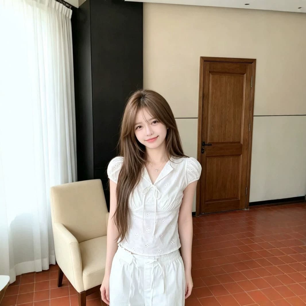 Korean-style Slimming Purple Plaid V-Neck Blouse 2026 Summer New Design Trendy Top for Women