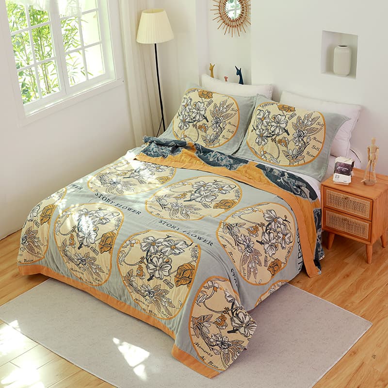 Amazon Cross-border Towel Blanket Wholesale, Hotel & Home All-season Towel Throw, Office Air-conditioned Quilt Customization