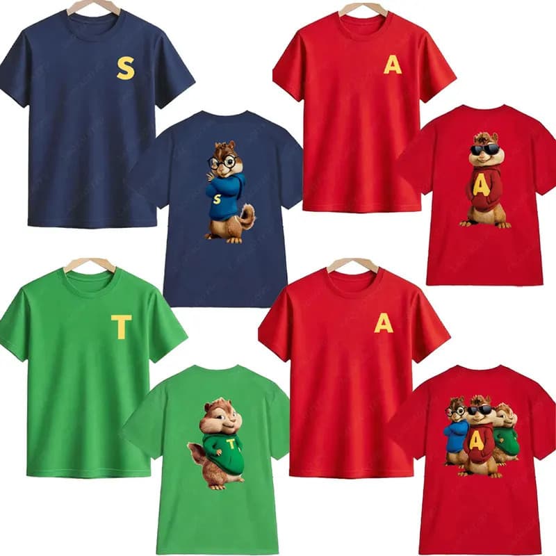 [Cross-border EU Size] Alvin and The Chipmunks: The Squeakquel T-Shirt