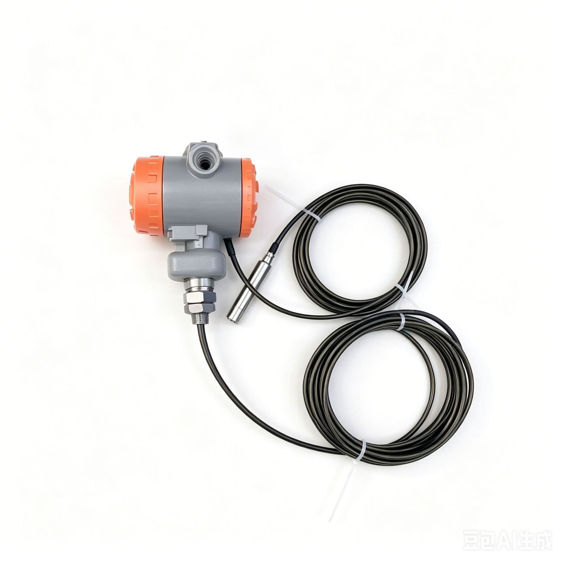 GPRS Wireless Liquid Level Transmitter Battery Powered Wireless Level Gauge Water Level Meter Wireless Remote Liquid Level Oil Level Gauge