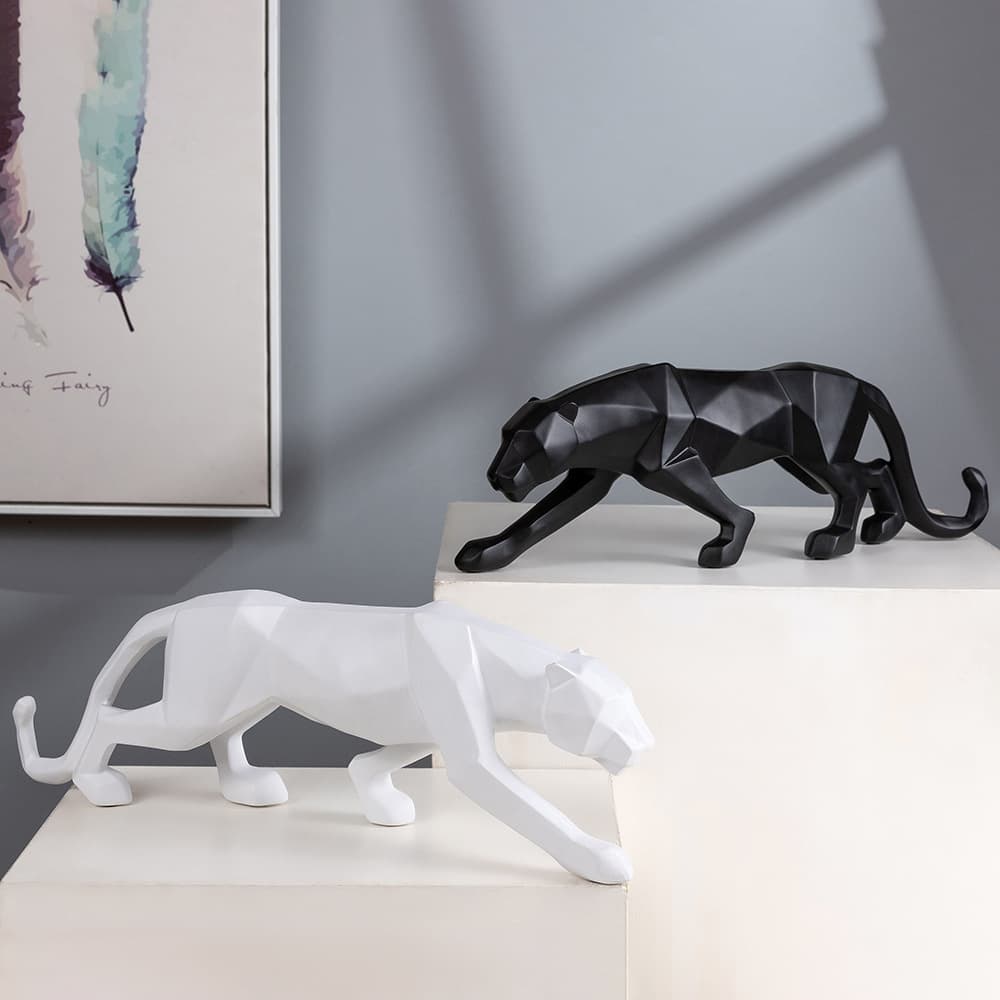 Nordic Home Art Leopard Resin Craft Desktop Decoration Home Decor Design Cross-border Hot Selling Wholesale