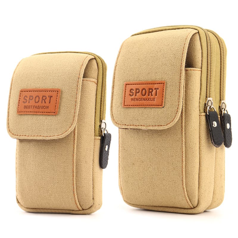 New mobile phone bag men's belt waist bag multi-functional belt mobile phone case horizontal and vertical fashion mobile phone bag hanging bag