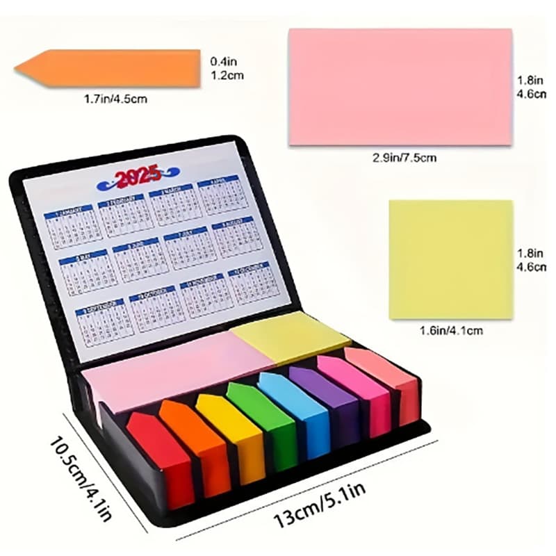 Cross-border Exclusive Business PU Memo Box Set, Office Stationery Kit with Customizable Logo Calendar