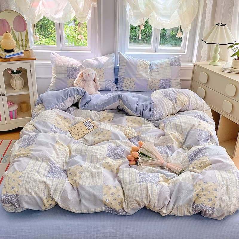 2026 New Bedding Set Manufacturer Simple Four-Piece Set Sheet Three-Piece Set Single Student Dormitory Bedding