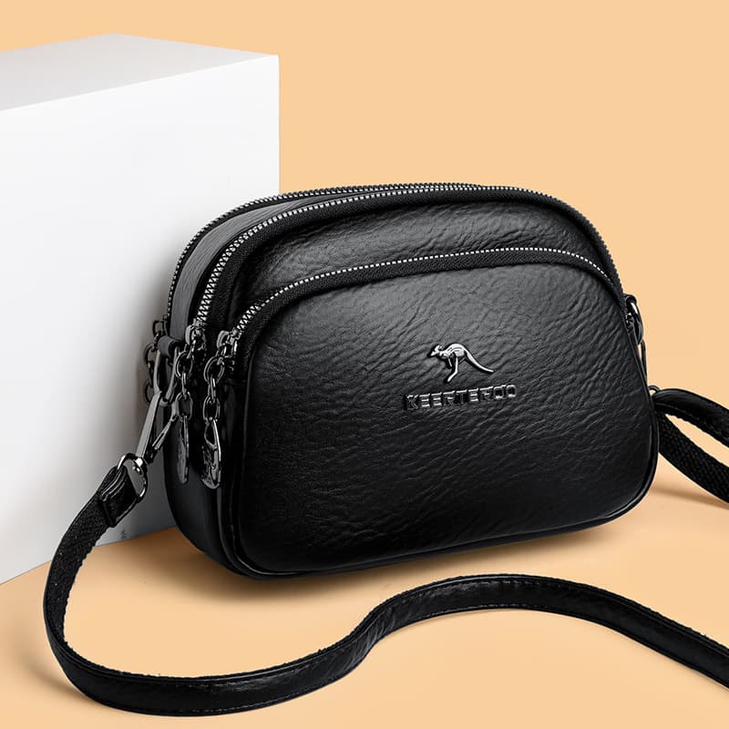 Cross-border Phone Bag Small Bag Women Fashion New Coin Purse Soft Leather Versatile Middle-aged Mom Bag Women's Crossbody Bag