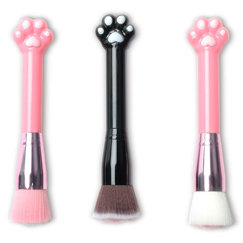 Cute Cat Paw Foundation Brush Soft Bristle Blush Loose Powder Brush One Brush Multi-Purpose Multifunctional Makeup Brush Set Makeup
