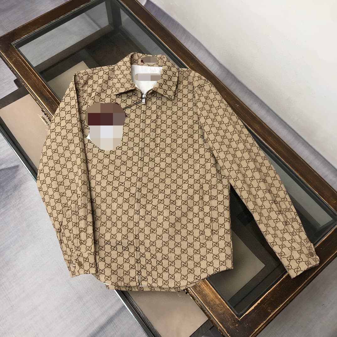 G Brand High-End Jacket New Casual European Style Baseball Jacket Men's Coat Counter Same Style Loose Fit