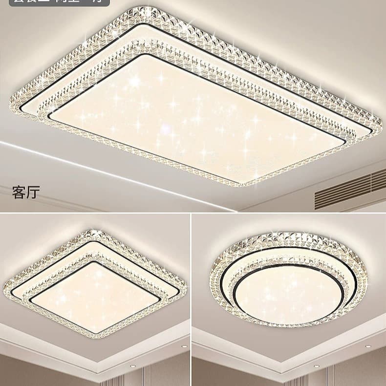 Luxury Crystal Ceiling Fan Light Combo Set New Home Decorative Lighting Living Room Lamp Zhongshan Lighting