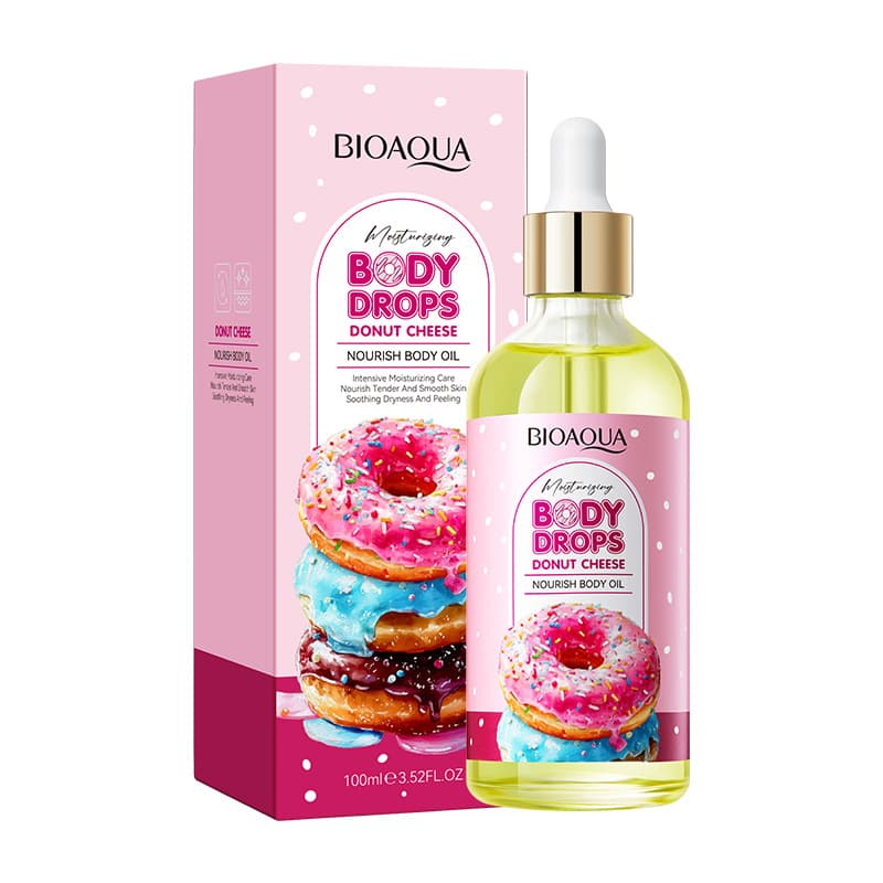 BIOAOUA Strawberry Cake Nourishing Body Oil Vanilla Ice Cream Cake Skin Care Essence Oil Cross-border