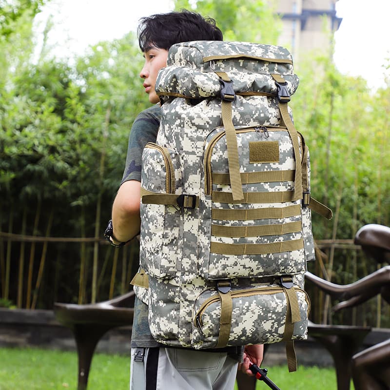 Cross-Border Trade Large Capacity Professional Outdoor Camouflage Waterproof Tactical Sports Backpack