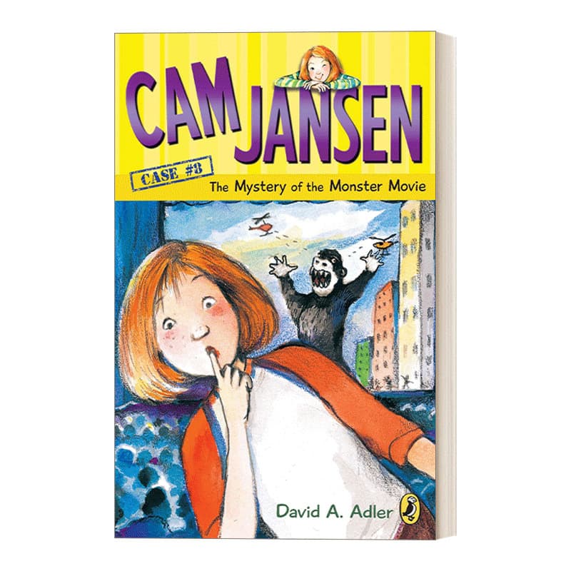 English original book Cam Jansen The Mystery of the Monster Movie #8 Jansen