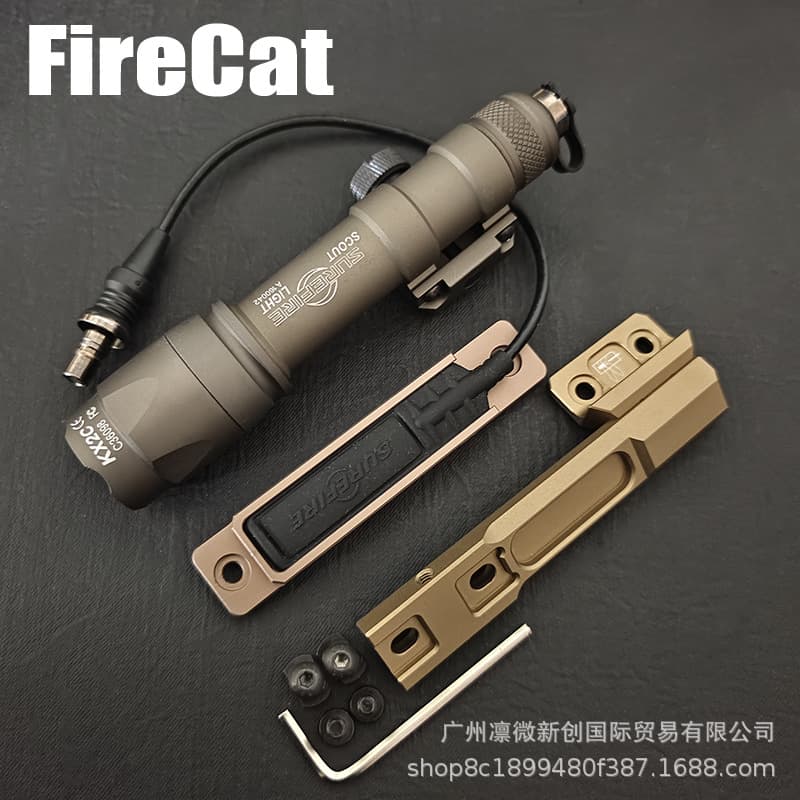 Tactical M300/M600 20MM rail flashlight crown head lit long-bright flashlight LED strong light lighting