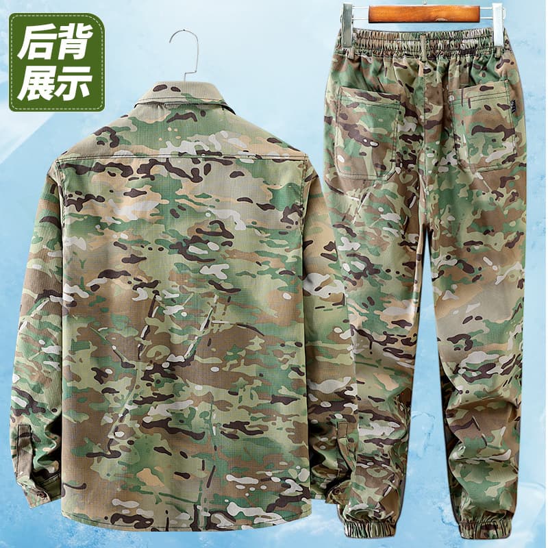 Thin Workwear Summer Set - Durable, Stain-Resistant, Breathable, Elastic for Workshop, Construction Site, and Outdoor Use
