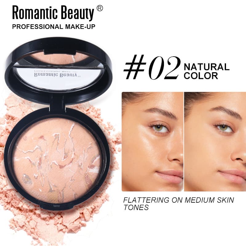 Cross-border 7-color pork belly powder, baking powder, silky smooth, evens out skin tone, sets makeup, Amazon foreign trade cosmetics.