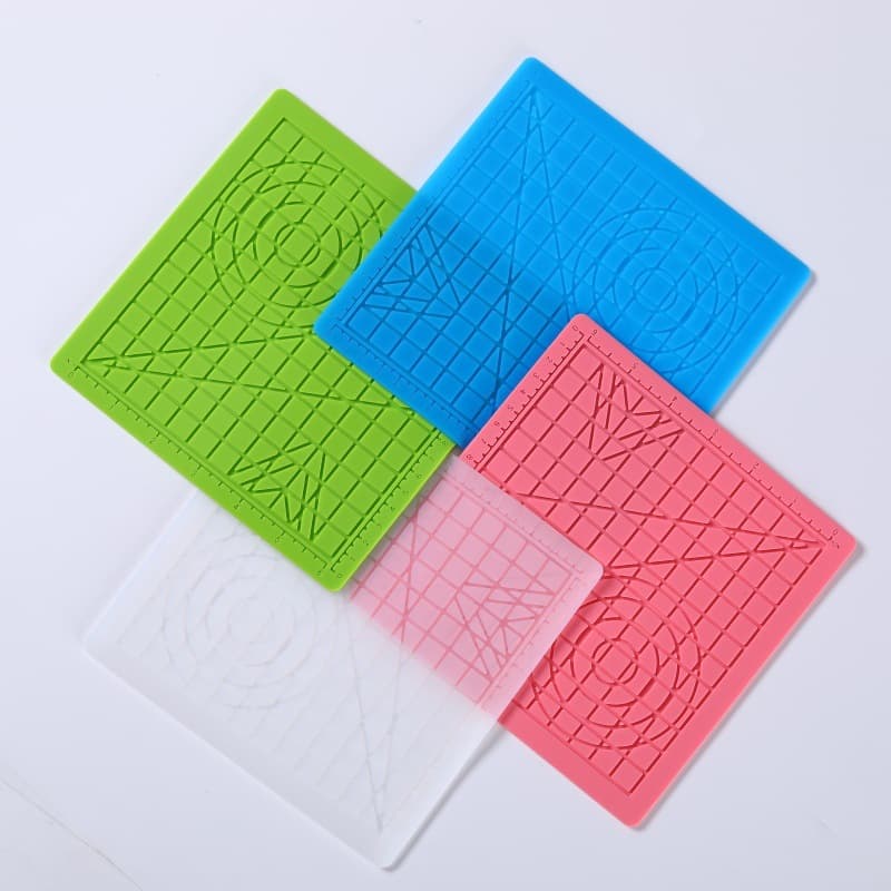 Cross-border 3D printing pen silicone pad square DIY three-dimensional drawing children's educational three-dimensional graphics practice drawing pad