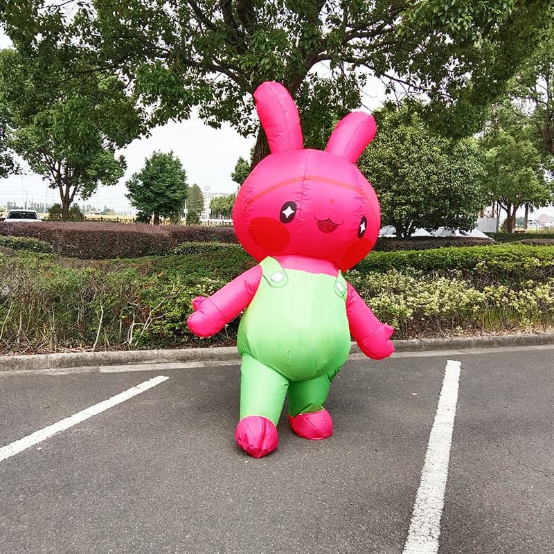 Inflatable Cartoon Doll Costume, Air Model, Corporate IP Mascot, Internet Celebrity Wearable Walking Doll Costume, Promotional Decoration