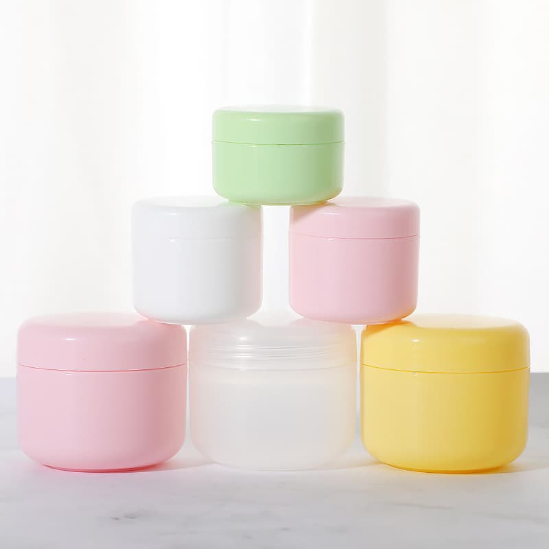 PP cream boxes (20g, 30g, 50g, 100g, 200g), sample jars, trial packs, round boxes, in stock, wholesale.