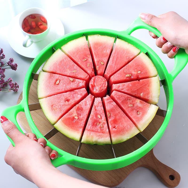 Melon Cutter Stainless Steel Fruit Tool Melon Slicer Vegetable Tool Home Goods Melon Cutting Machine Fruit Slicer
