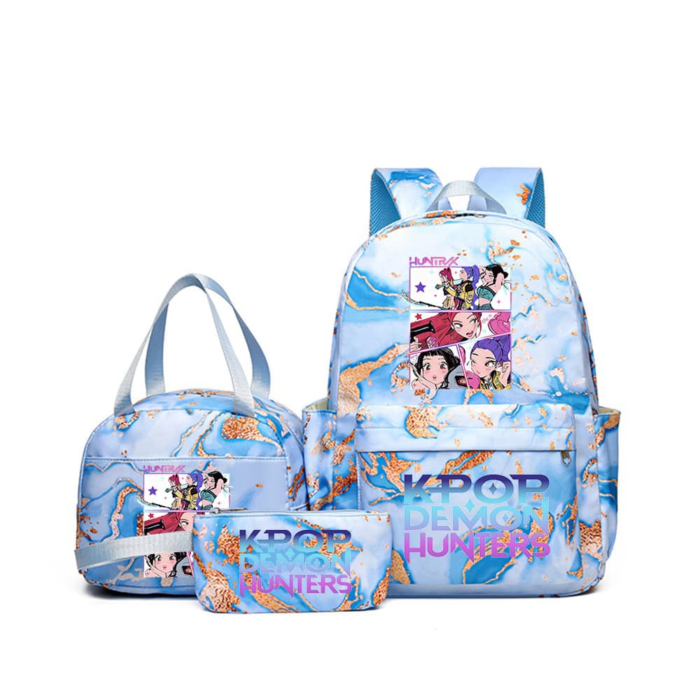 Cross-border Huntrix Kpop Backpack Lightweight Cartoon School Bag for Kids Boys Girls
