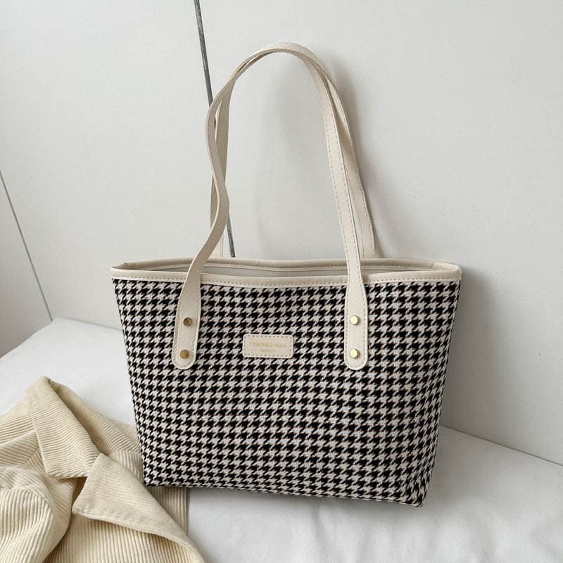 BAG 2024 New Trendy Tote Cross-border Wholesale Large Capacity Canvas Bag for Women's Commuter Hand-Carry Single Shoulder Bag
