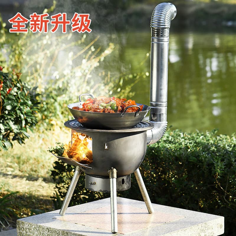 2025 New Firewood Stove, Home Use Wood Burning Outdoor Stove, Rural Ground Stove, Outdoor Fire Burning Stove Wholesale