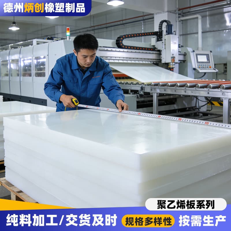 White PP Sheet Easy to Weld PP Board Acid and Alkali Resistant Thickened Drillable Plastic Sheet High Molecular Weight Polyethylene Board