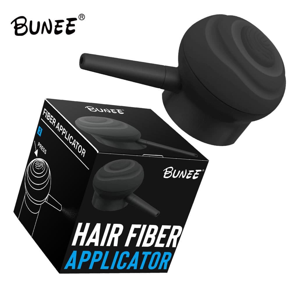 BUNEE's new press nozzle for dense hair fiber nozzle for thin hair spray natural plant fiber powder matching spray