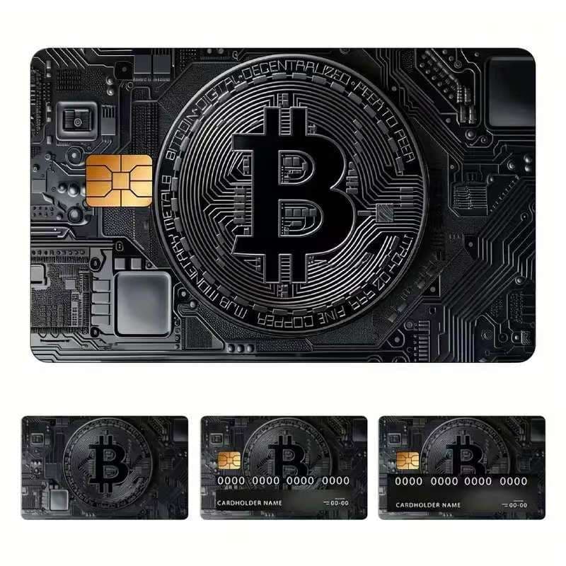 2025 New Artistic Decoration B Special Series Creative Credit Card and Transportation Card Skin Stickers (Spot Import, Cross-border)