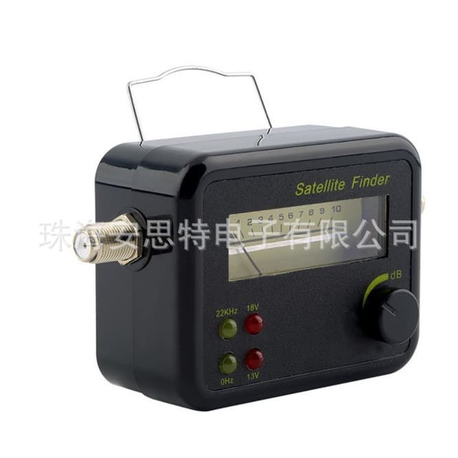 SF9504 black background with yellow characters satellite signal finder SAT finder