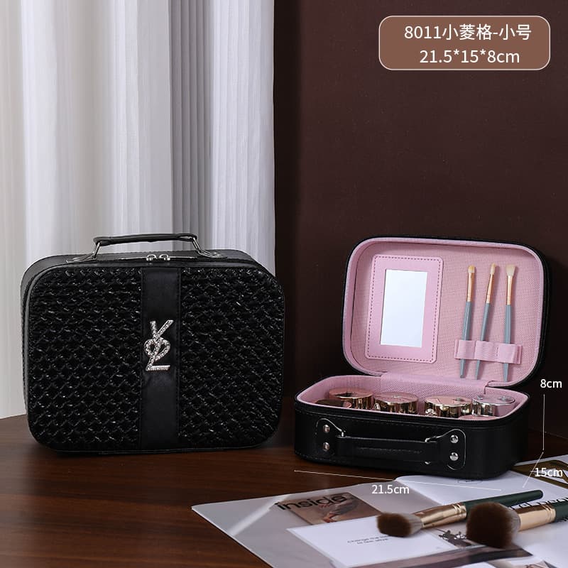 New Portable Cosmetic Bag Women Large Capacity Travel Storage Bag Trendy Small Handheld Cosmetic Case Manufacturer