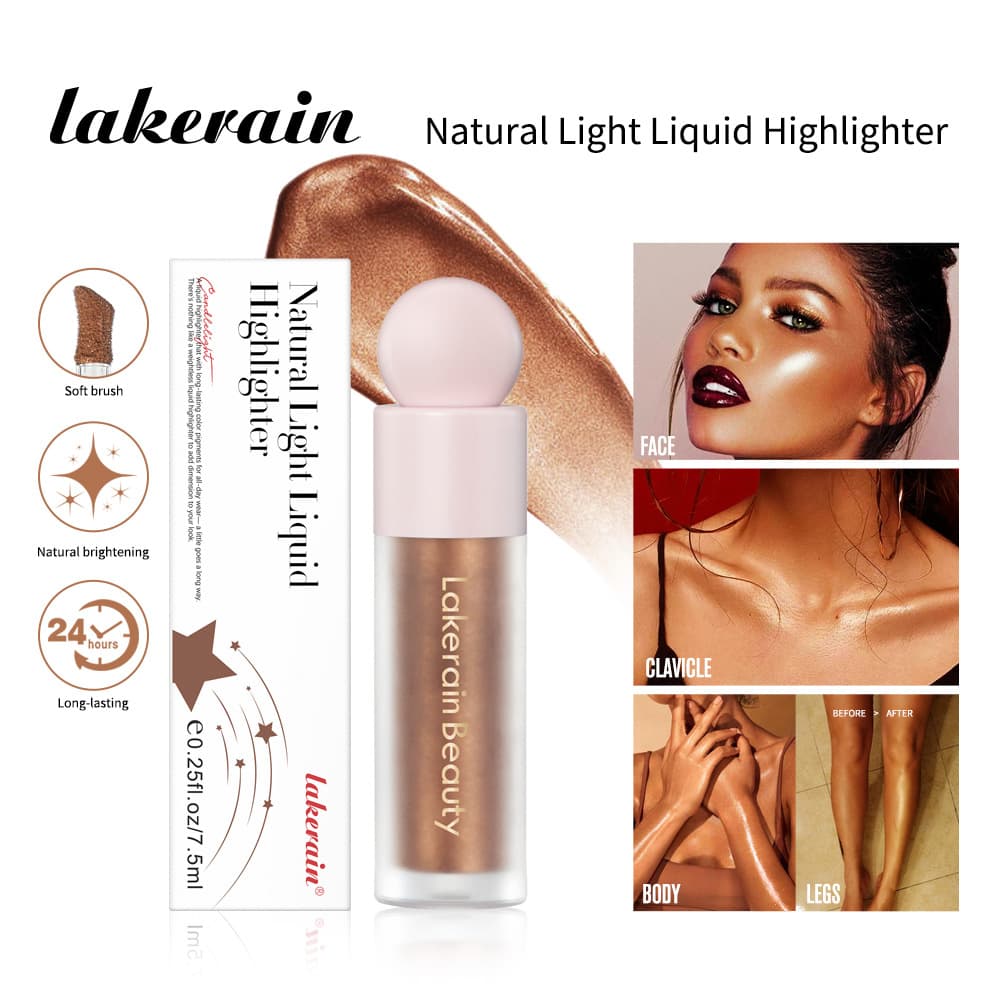 Lakerain Highlight Liquid Body Highlight Skin Color Liquid Highlight Eyeshadow Face