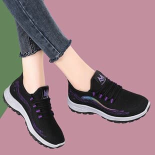 2026 New Women's Shoes Summer Soft Sole Versatile Sports Shoes, Breathable, Comfortable for Long Wear, Mom Walking Shoes for Women