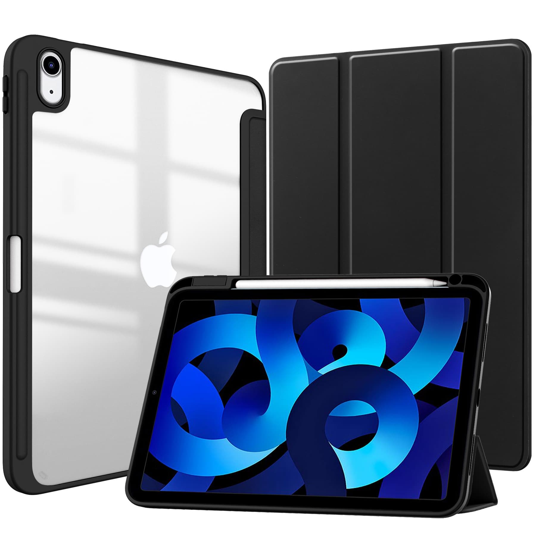 Compatible with iPad 10 Case with Pencil Holder, iPad Air 10.9-inch, Pro 13-inch, Air 7 11-inch Protective Case Full Coverage