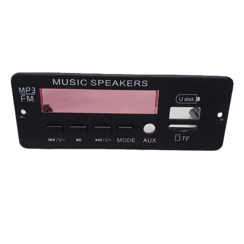 MP3 Bluetooth Faceplate, MP5 Bluetooth Decoder Board Faceplate, Bluetooth Player Panel, Decoder Board Panel