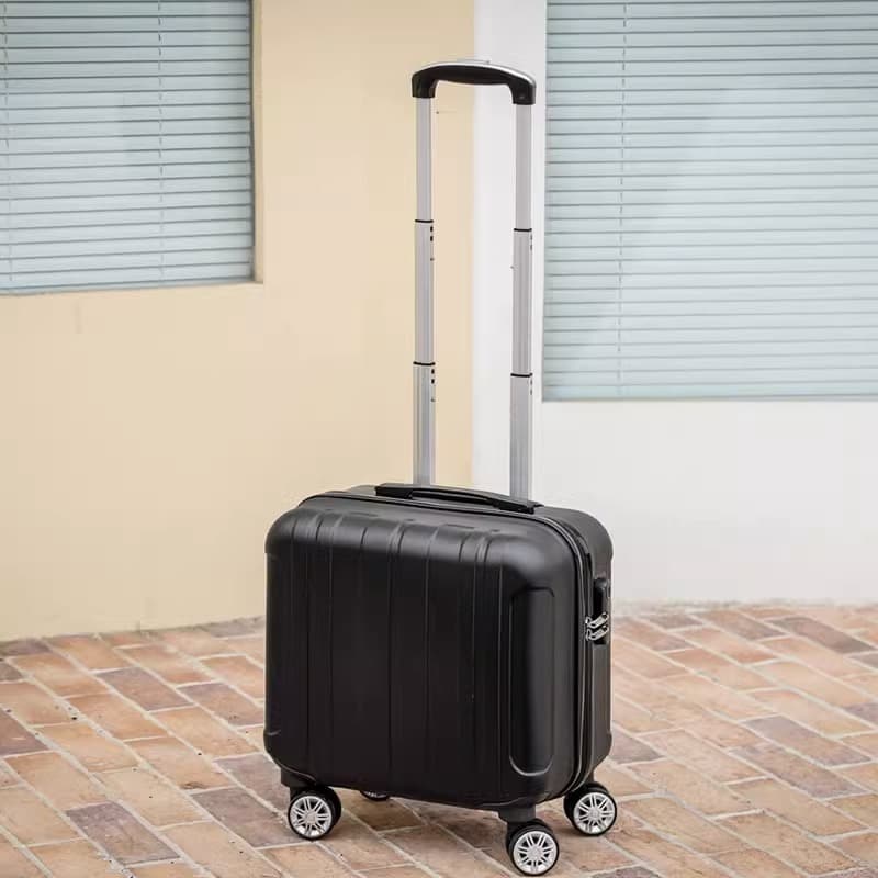 18-Inch Stylish Mini Carry-On Suitcase for Women, Ultra-Light Kids' Trolley Case, Check-In Free, Drop-Resistant, Wholesale Customization