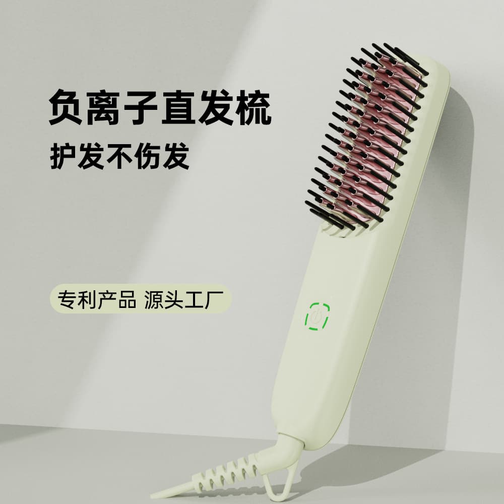 Wireless Straightening Comb Negative Ion Electric Heat Comb Bangs Comb Steam Straightening Comb Factory Direct Spray Mini Electric Comb